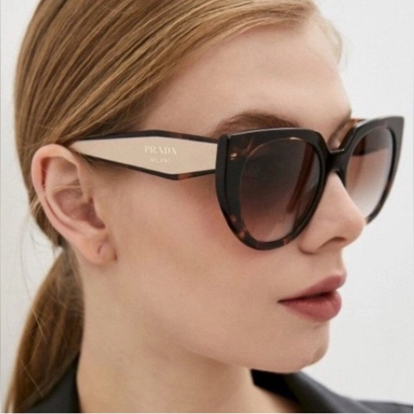 Prada Caramel Tortoise/Brown Gradient - Picture 1 of 9